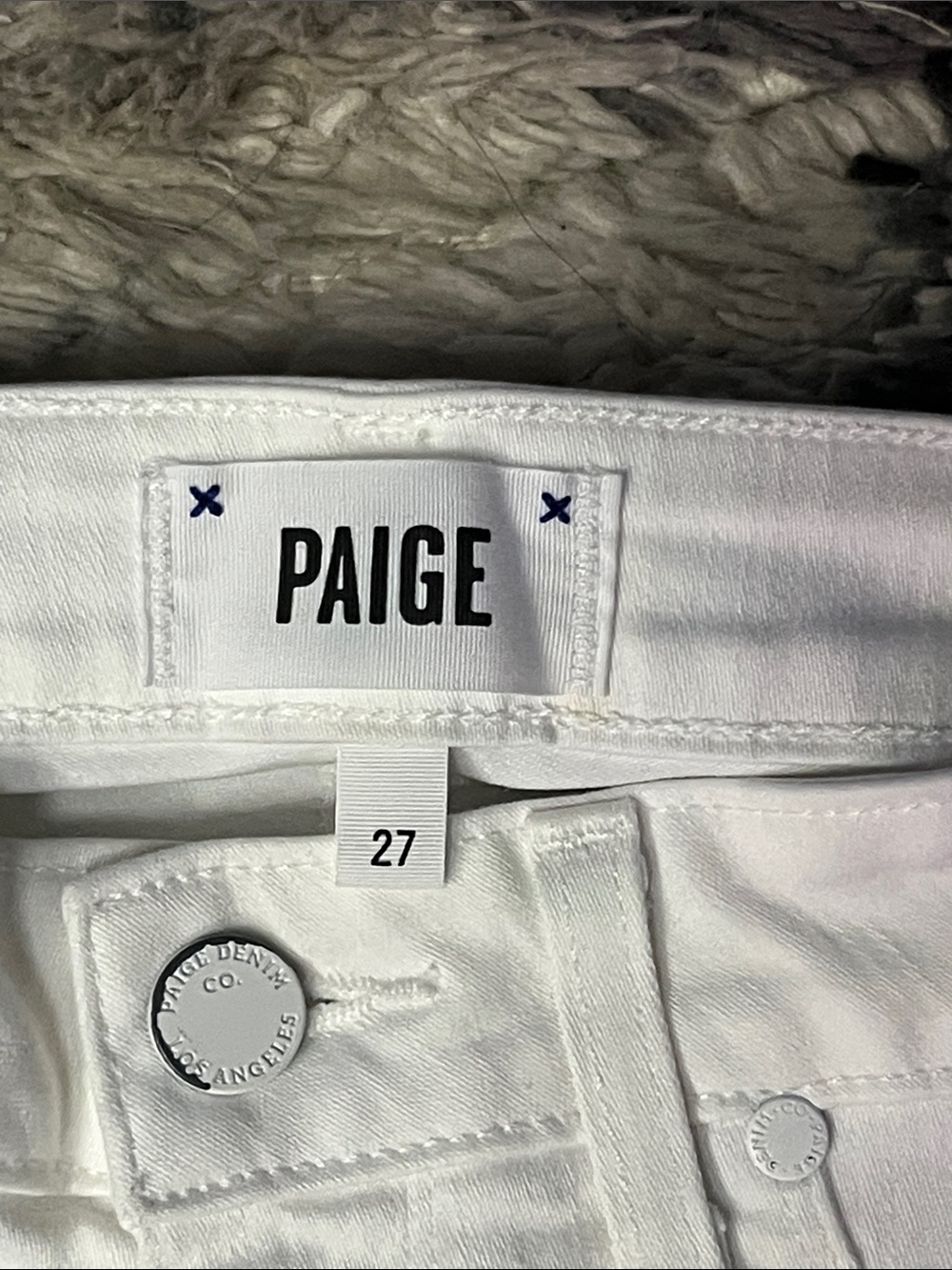 PAIGE Verdugo Ultra Skinny White Jeans Size 27 NWOT - Picture 5 of 11